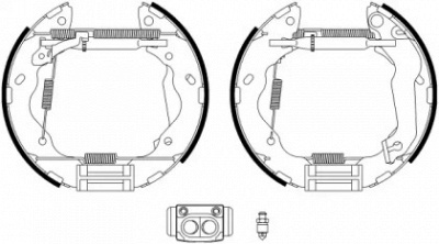 HELLA PAGID 8db355022621 -  Комплект тормозных колодок